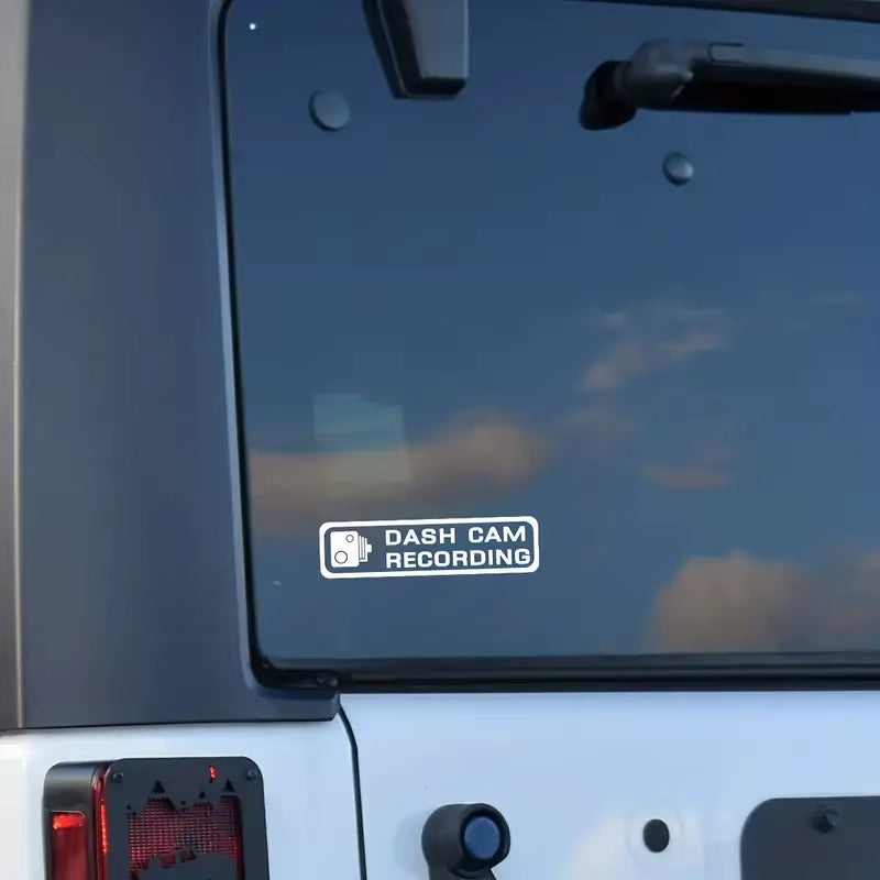 1 Pc Charmimg DASH CAM RECORDING Car Sticker Windshield Decal HD CAMERA CAM Auto Performance Parts Auto Performance Body