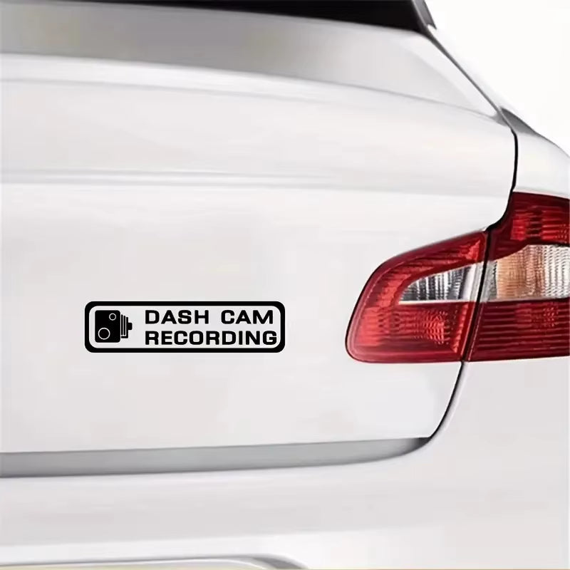 1 Pc Charmimg DASH CAM RECORDING Car Sticker Windshield Decal HD CAMERA CAM Auto Performance Parts Auto Performance Body
