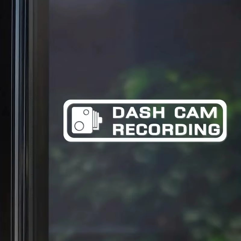 1 Pc Charmimg DASH CAM RECORDING Car Sticker Windshield Decal HD CAMERA CAM Auto Performance Parts Auto Performance Body